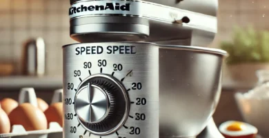 batidora kitchenaid con un simbolo de speed ilustrando Que velocidad es mejor en una batidora KitchenAid